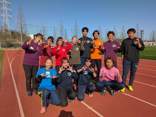 運営を担った陸上競技部の選手たち