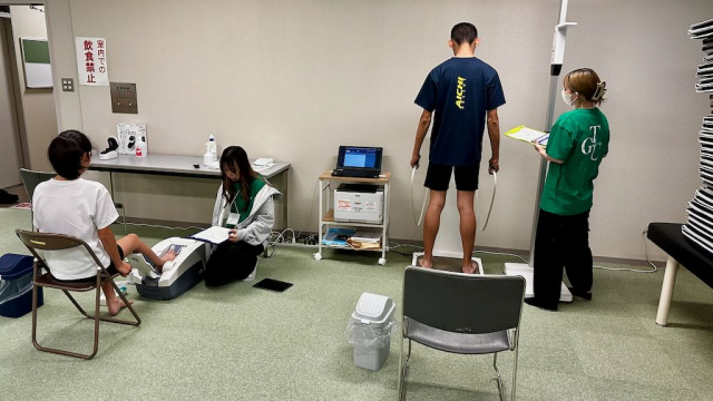 測定の様子
