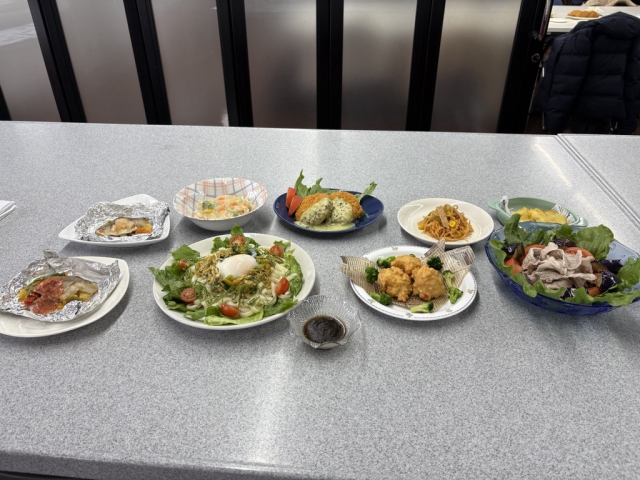 試作した料理全体