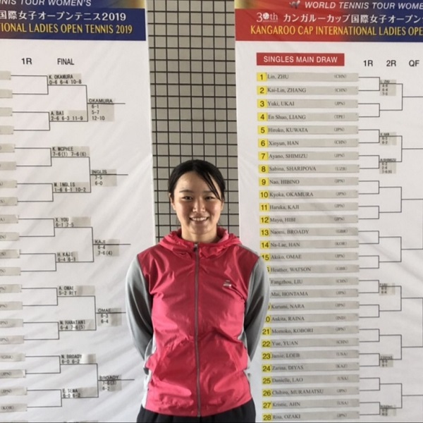 WCにて本戦出場の鵜飼有希(スポーツ健康科学部4年)