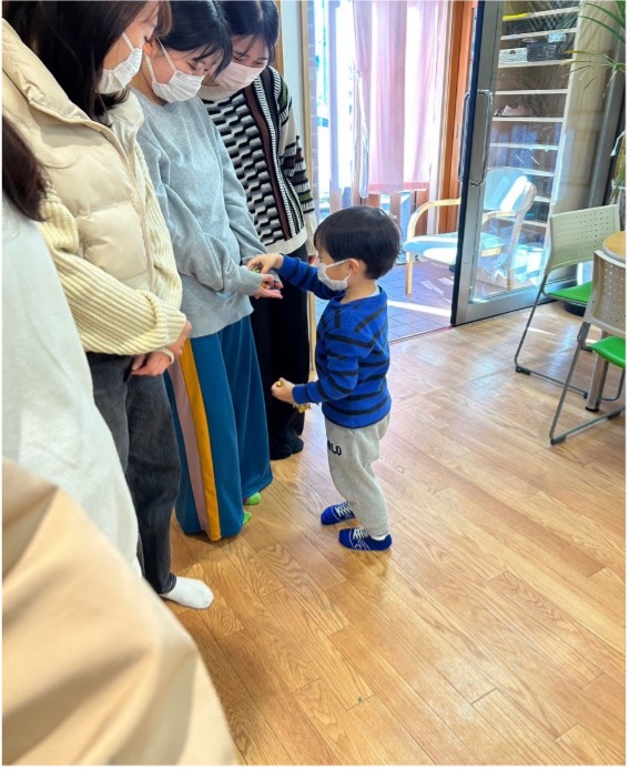 可愛い子ども達とふれあい