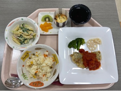 学校給食をテーマとした試作の料理