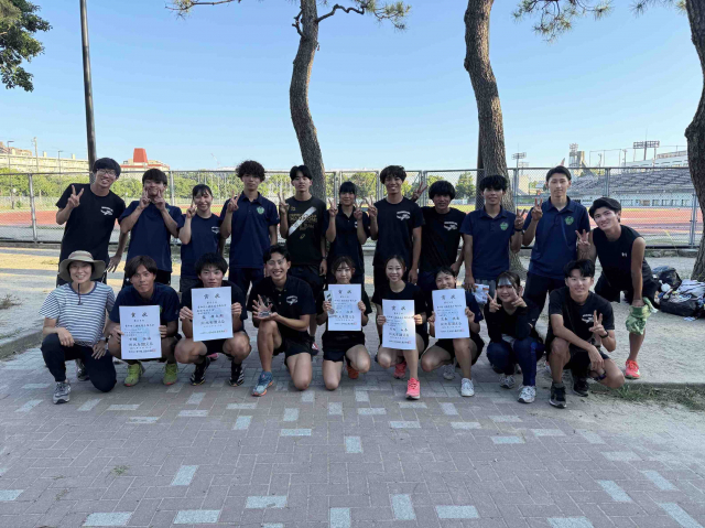 愛知県選手権での集合写真