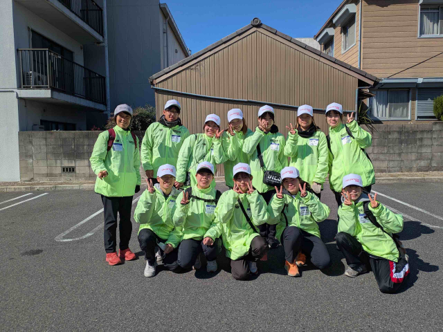 ボランティア学生たち