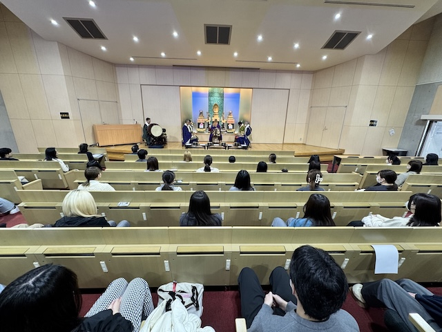 合格祈願の法要が始まりました