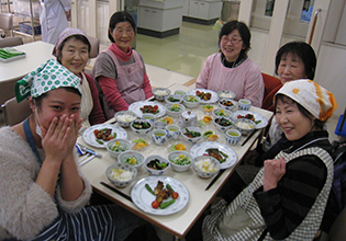 試食の様子