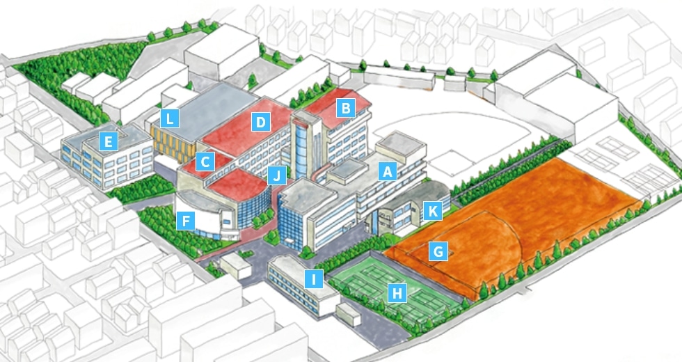 名古屋キャンパス キャンパス施設紹介 大学概要 東海学園大学