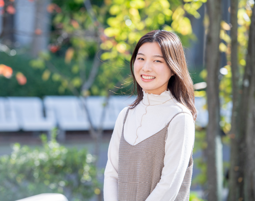 教育学部教育学科 養護教諭専攻 3年 辻岡真歩さん 三重県 三重県立津東高等学校出身
